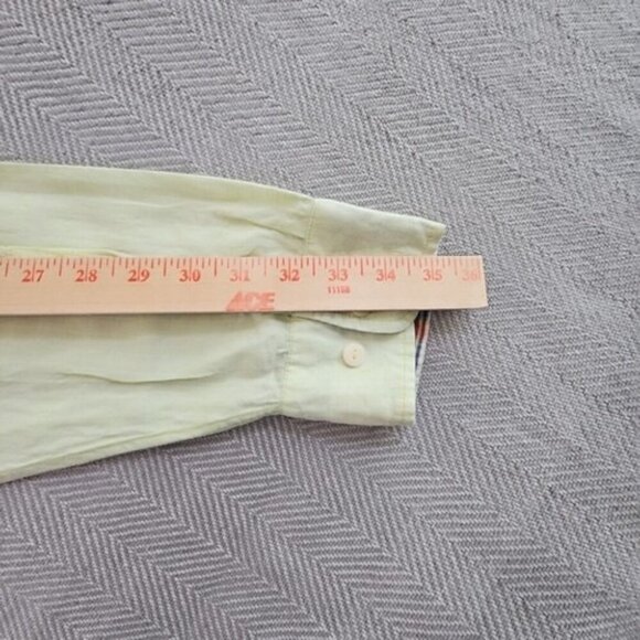Tommy Bahama Men’s Size XL Linen Tencel Pistachio Green Long Sleeve Button Up - Picture 13 of 15